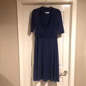 NWT Evan Picone dress.  Size 14. Blue.